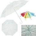 Wide Season Transparent Umbrella (28"x36 1/2" Diameter - Open)